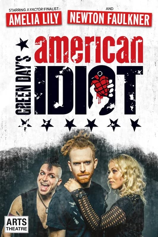 American Idiot 2016 Arts Theatre artwork — Newton Faulkner and Amelia Lily