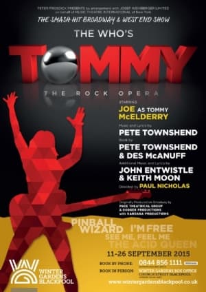 The Who's Tommy Blackpool 2015 artwork — Joe McElderry as Tommy
